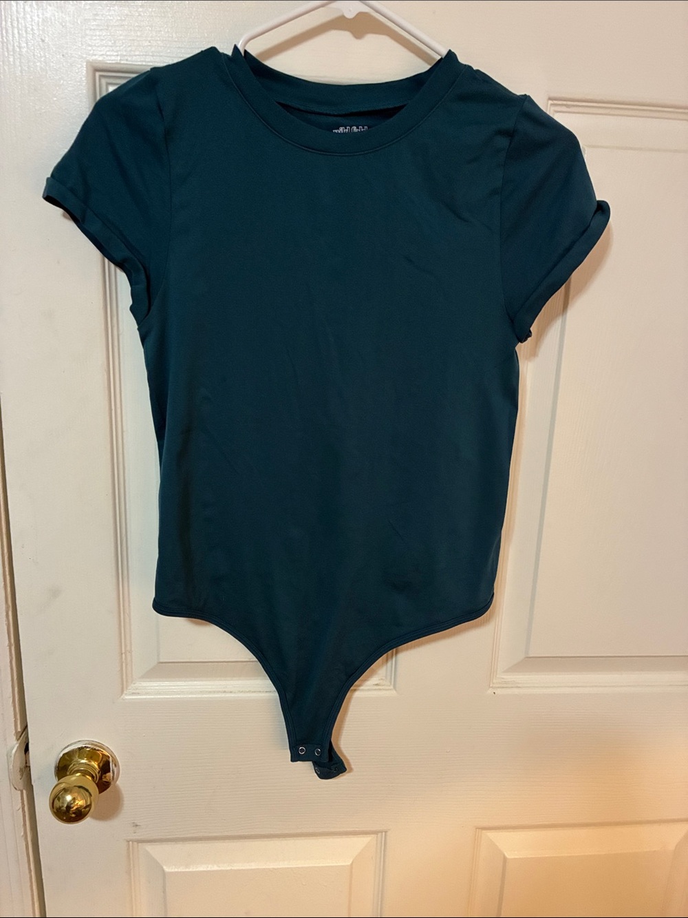 wild fable Teal Short Sleeve Bodysuit